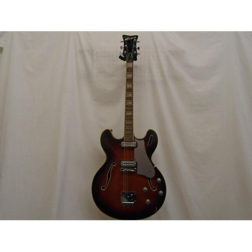 Welson DC2 Hollow Body Electric Guitar Sunburst