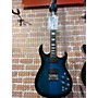 Used Carvin DC400 Solid Body Electric Guitar Trans Blue