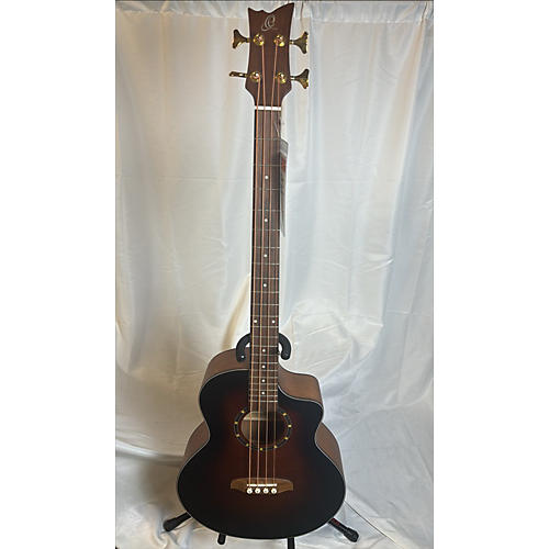 Ortega DC9CE-4 Acoustic Bass Guitar Sunburst