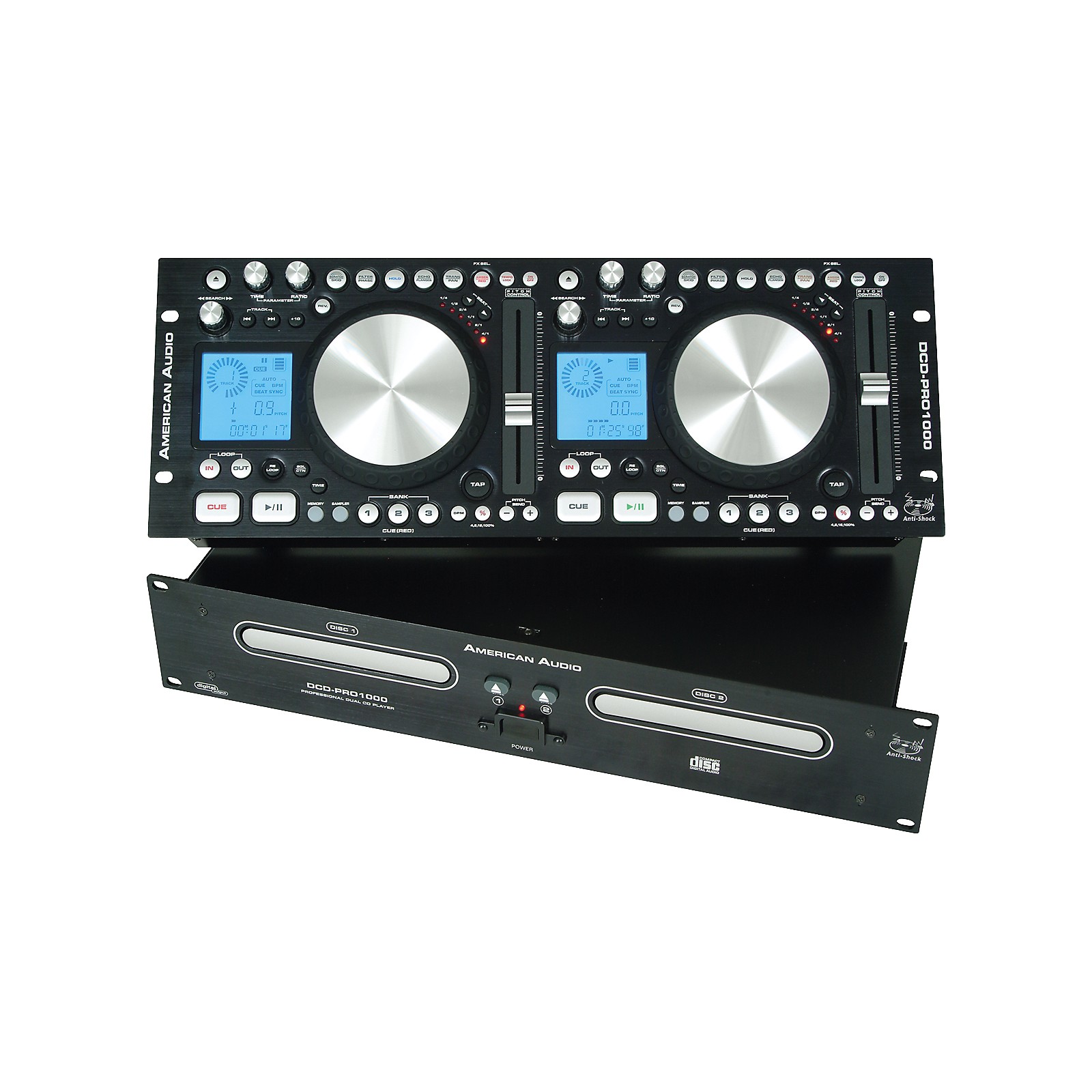 American Audio DCDPro 1000 Dual Scratching CD Player Musician's Friend