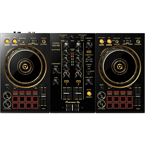 DDJ-400-N Limited Edition Gold 2-Channel DJ Controller for rekordbox dj