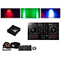 Pioneer DDJ-400 Performance Controller with RB-DMX1 Lighting Controller and ADJ Ultra Quad Pak Pro