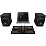 AlphaTheta DDJ-FLX2 Entry Level DJ Controller with DM-40D Studio Monitors