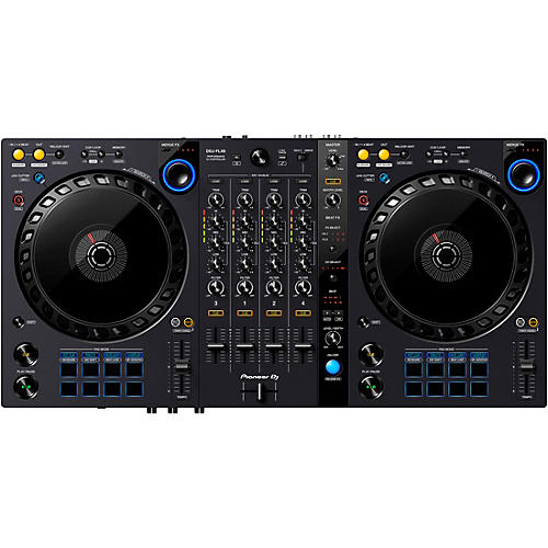 Pioneer DJ DDJ-FLX6 4-Channel DJ Controller for Serato DJ Pro and rekordbox dj Black