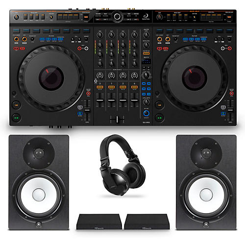 AlphaTheta DDJ-GRV6 Pro Home Bundle with Yamaha Monitors and Pioneer DJ Headphones
