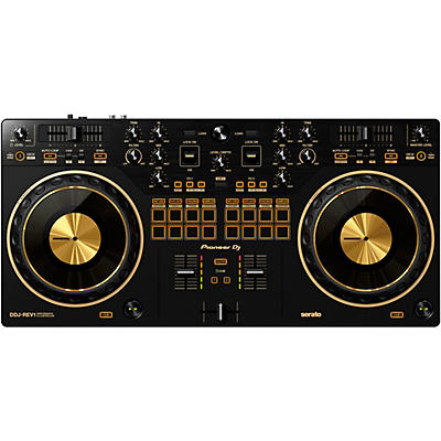 Pioneer DJ DDJ-REV1-N Serato Performance DJ Controller in Limited-Edition Gold