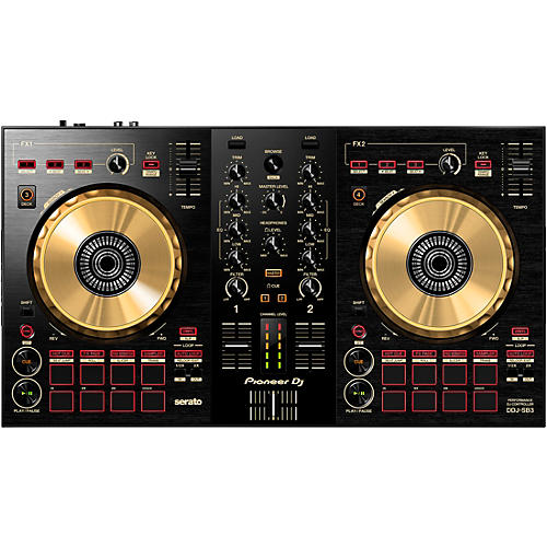 Pioneer Ddj Sb3 N Limited Edition Gold Serato Dj Controller With Pad Scratch Musician S Friend