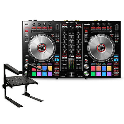 Pioneer DJ DDJ-SR2 Serato DJ Controller with Laptop Stand