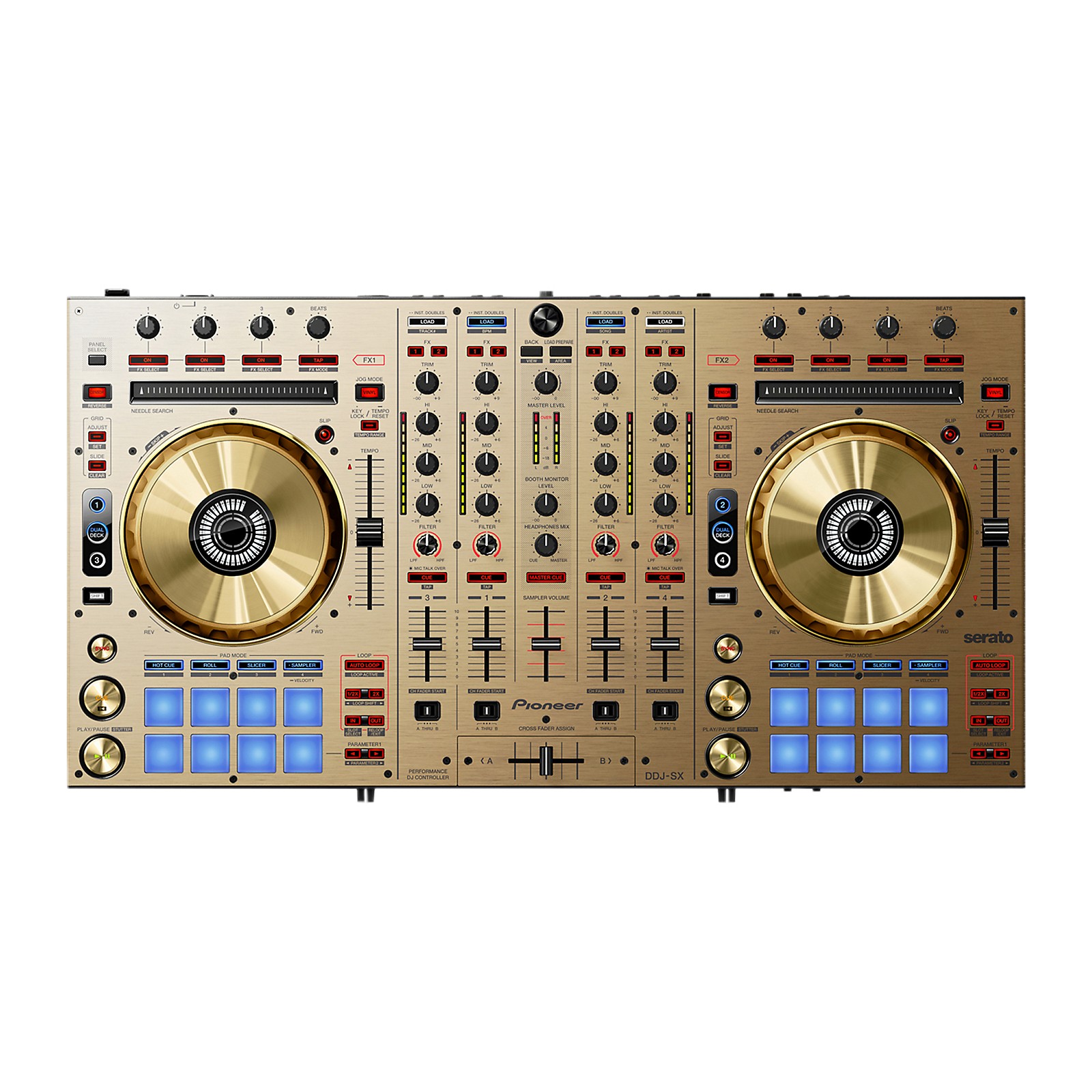 Pioneer DDJ-SX DJ Controller Limited Edition Gold | Musician's Friend