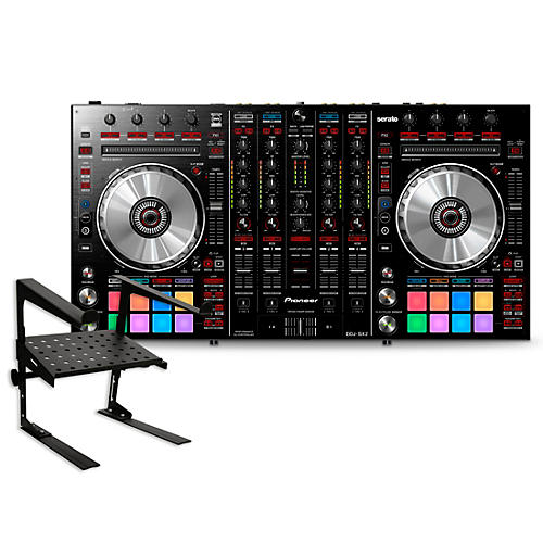 Pioneer DJ DDJ-SX2 Performance DJ Controller with Laptop Stand