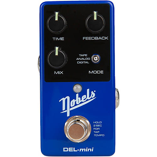 Nobels DEL-mini Delay Mini Effects Pedal Blue