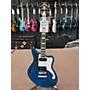 Used D'Angelico DELUXE BEDFORD SS/P90 Hollow Body Electric Guitar Blue