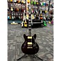 Used D'Angelico DELUXE DC Hollow Body Electric Guitar RED WINE