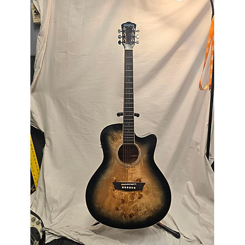 Washburn DFBACEB-U Acoustic Electric Guitar burl