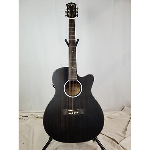 Washburn DFEACE-U Acoustic Electric Guitar Deep Forest Ebony