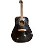 Used Fender DG15 Acoustic Guitar Black