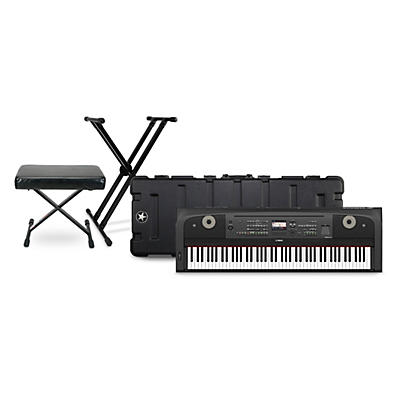 Yamaha DGX670 88-key Arranger Piano Package With Road Runner Hardshell Keyboard Case (Bench/Stand Included)
