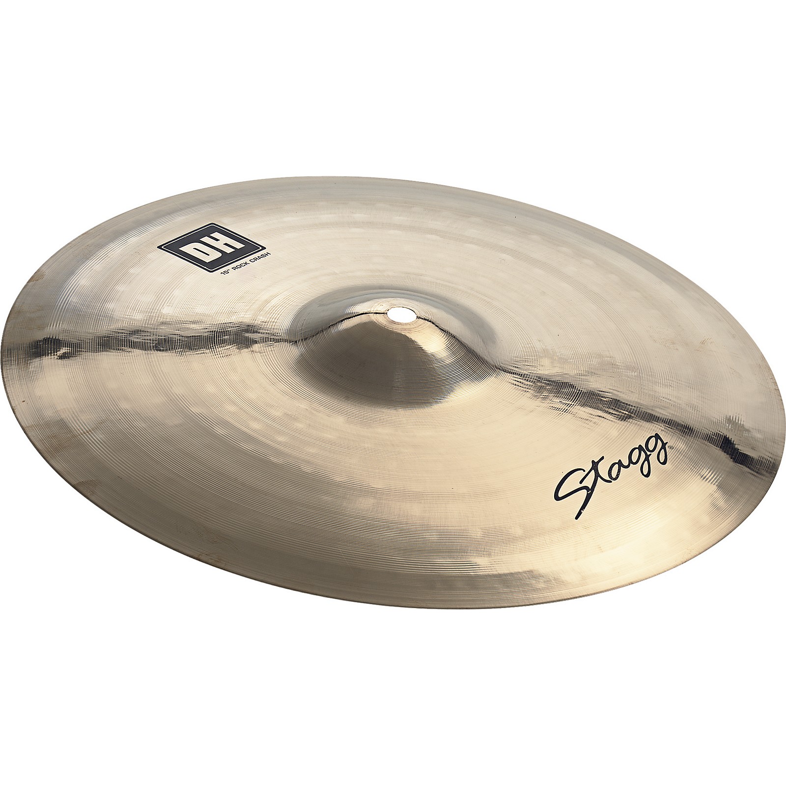 Stagg DH DualHammered Brilliant Rock Crash Cymbal 16 in. Musician's