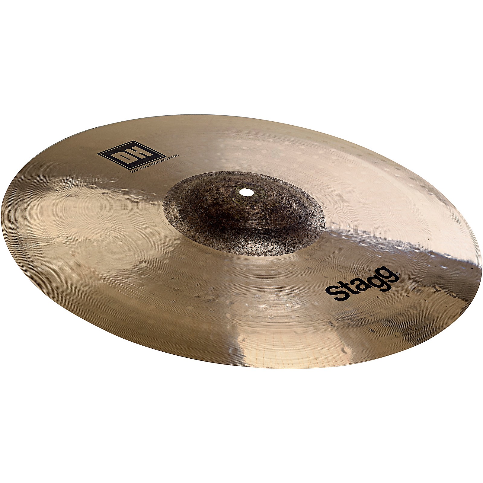 Stagg DH Dual-Hammered Exo Medium Thin Crash Cymbal 16 in. | Musician's