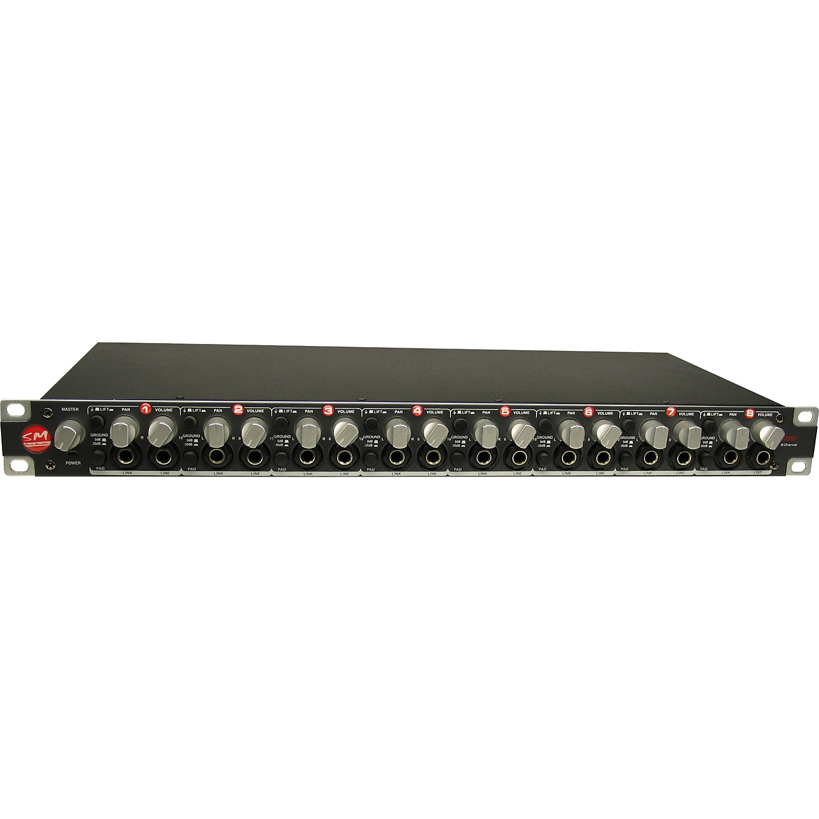 SM Pro Audio DI8 8Channel DI/Line Mixer Musician's Friend