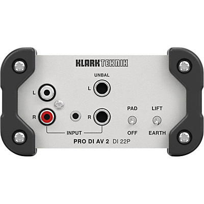 Klark Teknik DI AV 22P Stereo Passive Direct Box