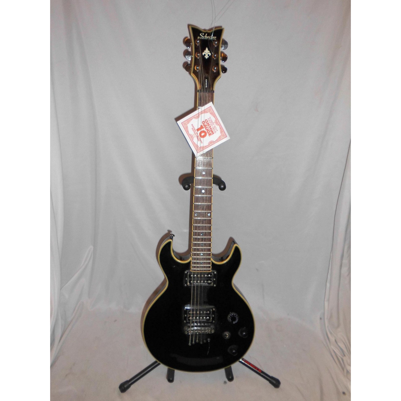 Used Schecter Guitar Research DIAMOND SERIES BLACK JACK Solid Body