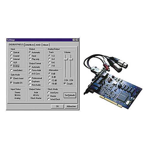 DIGI 96/8 Pad PCI Card
