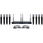 Open-Box VocoPro DIGITAL-ACAPELLA-8 8-Channel UHF Wireless Handheld Microphone System, 900-927.2mHz Condition 2 - Blemished 902-928 MHz, Black 197881138516