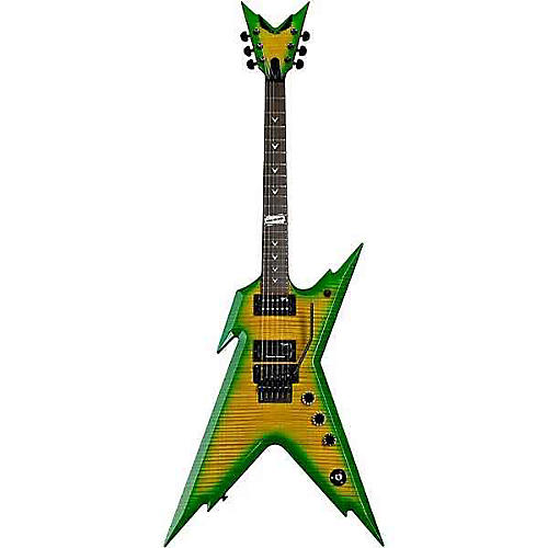 Dean DIME SLIME RAZORBACK USA Solid Body Electric Guitar Green