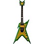 Used Dean DIME SLIME RAZORBACK USA Solid Body Electric Guitar Green
