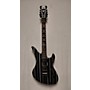 Used Schecter Guitar Research DIMOND SERIES Solid Body Electric Guitar Black and White
