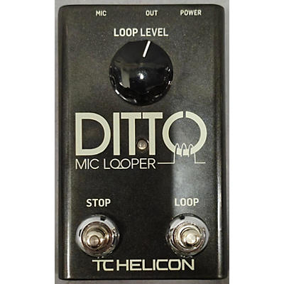 TC Helicon DITTO MIC LOOPER Pedal