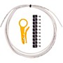 Lava DIY DC Plug Solder-Free Power Cable Kit, 10 DC plugs, Wire Stripper, 10' Cable White