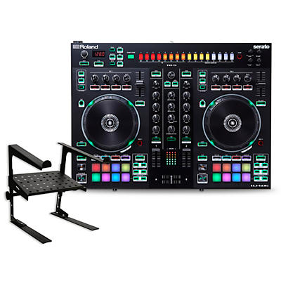 Roland DJ-505 DJ Controller With Laptop Stand