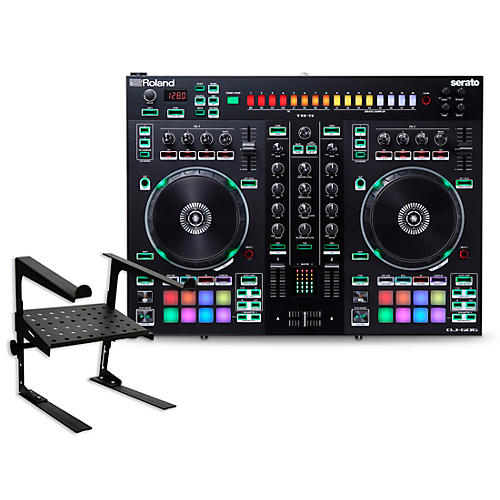 Roland DJ-505 DJ Controller with Laptop Stand | Musician's Friend