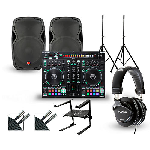 Roland DJ-505 with Harbinger V1015 DJ Package