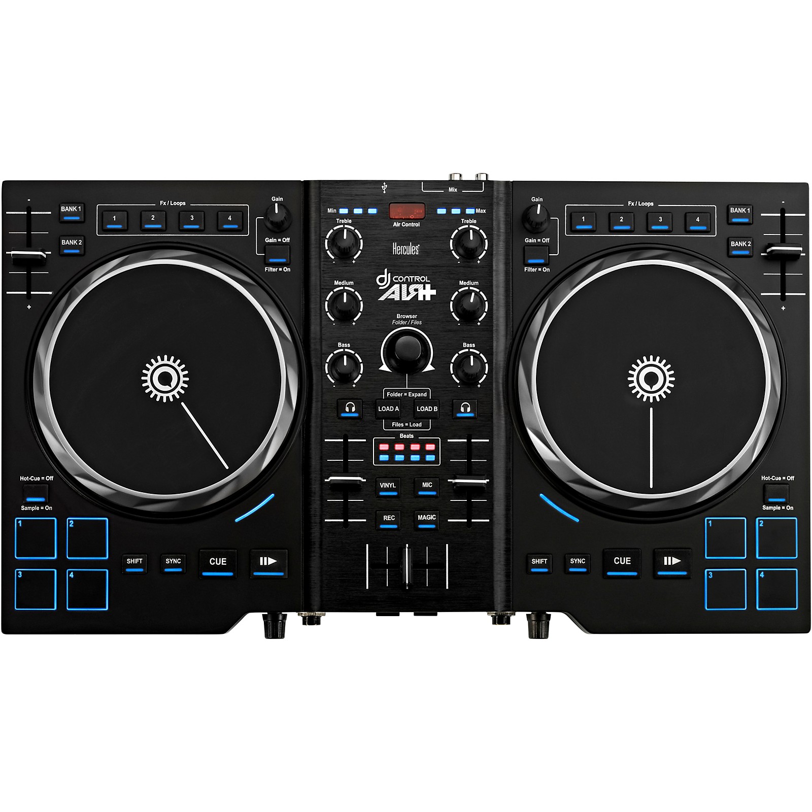 Hercules DJ DJ Control Air+ Musician's Friend