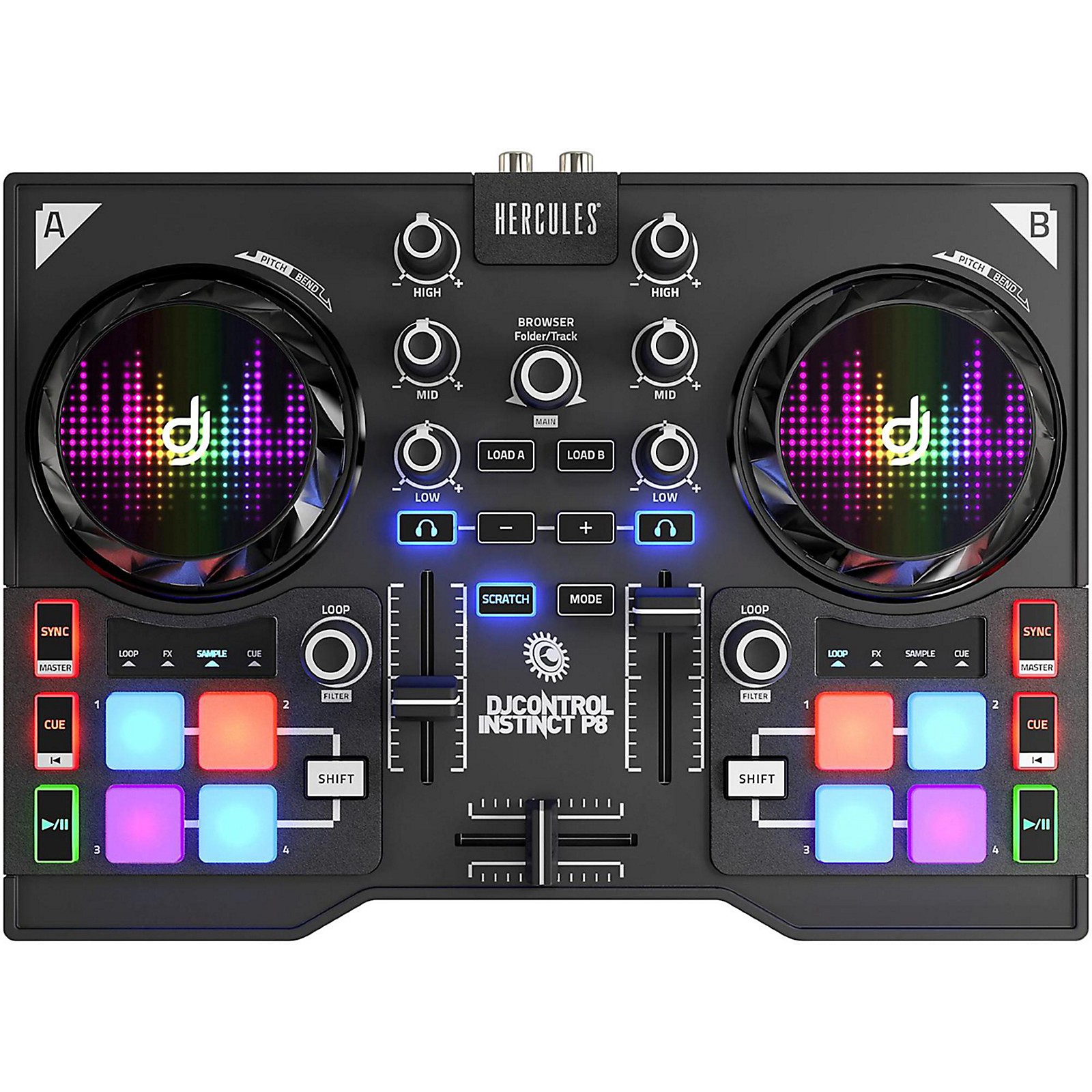 Hercules DJ DJ Control Instinct P8 Musician's Friend