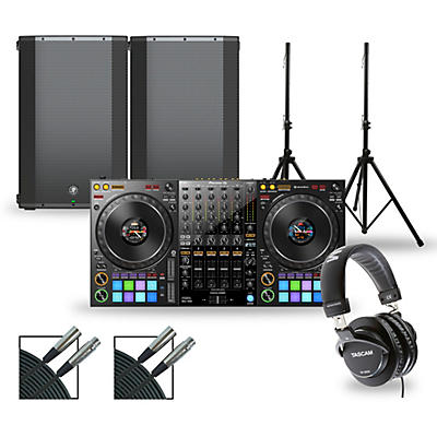 Pioneer DJ DJ Package with DDJ-1000 Controller and Mackie Thump Boosted Speakers