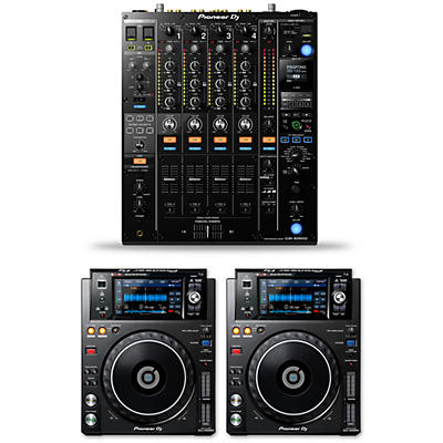 Pioneer DJ DJ Package with DJM-900NXS2 Mixer and XDJ-1000MKII Media Players