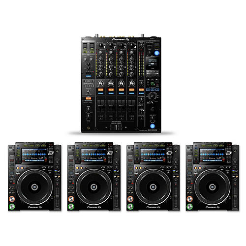 Pioneer DJ Package with DJM-900NXS2 Mixer and XDJ-1000MKII Media Players