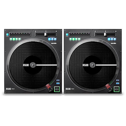 DJ Package with TWELVE Motorized DJ Battle MIDI Controller Pair