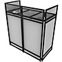 Odyssey DJBOOTH40 Folding DJ Booth With Scrim Kit & Carrying Bag - Black