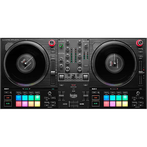 Hercules DJ DJControl Inpulse T7 2-Channel Motorized DJ Controller Condition 1 - Mint  Black