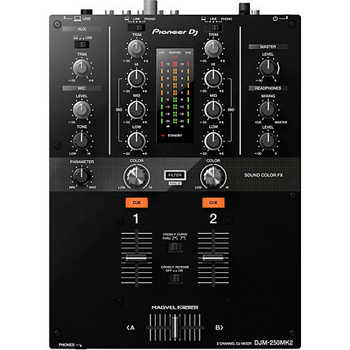 Pioneer DJ DJM-250MK2 2-Channel DJ Mixer With rekordbox Condition 1 - Mint
