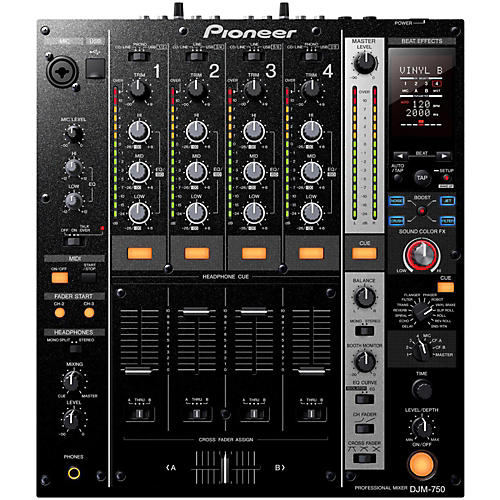 DJM-750 4-Channel DJ Mixer with Boost