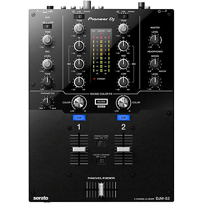 Pioneer DJ DJM-S3 2-channel Serato DJ Battle Mixer