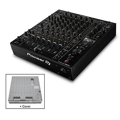 Pioneer DJ DJM-V10 Mixer with Decksaver Cover