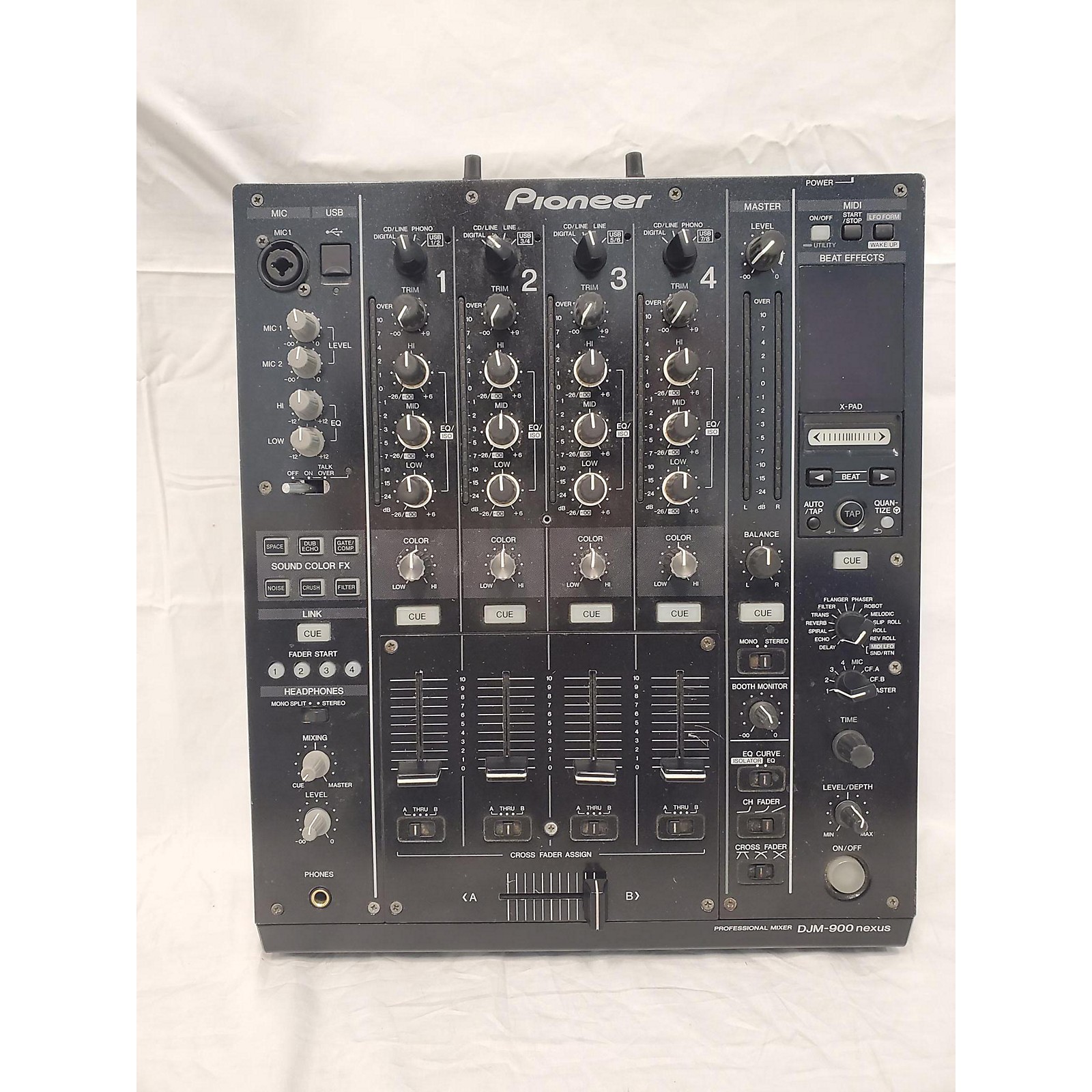 Used Pioneer DJM900 Nexus DJ Mixer Musician's Friend