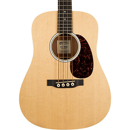 Martin DJR-10E Acoustic-Electric Bass Guitar Natural